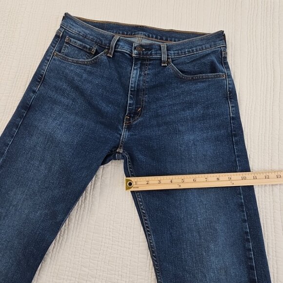 Levi's 506 Jeans Men's 33x32 Medium Wash Comfort Stretch Straight Leg Mid-Rise - Picture 11 of 16